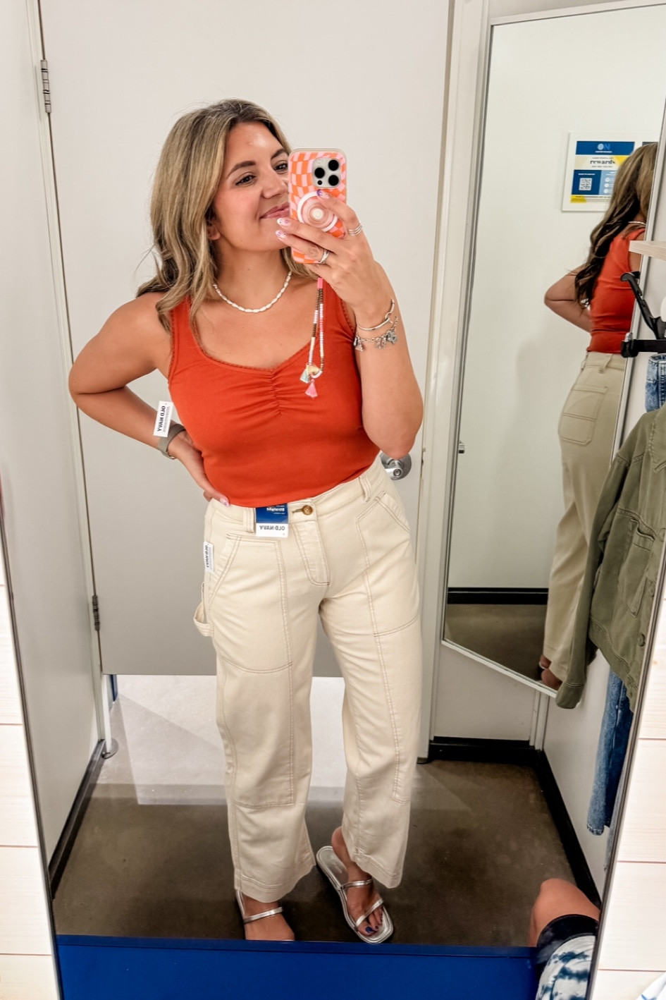 Old Navy try on! Size 8 new arrivals @oldnavy 50% off sale!
Tank fits tts. Cargo utility pants run slightly large but in my true size 8.

#oldnavy #size8 #oldnavystyle 

#LTKSaleAlert #LTKFindsUnder100 #LTKFindsUnder50