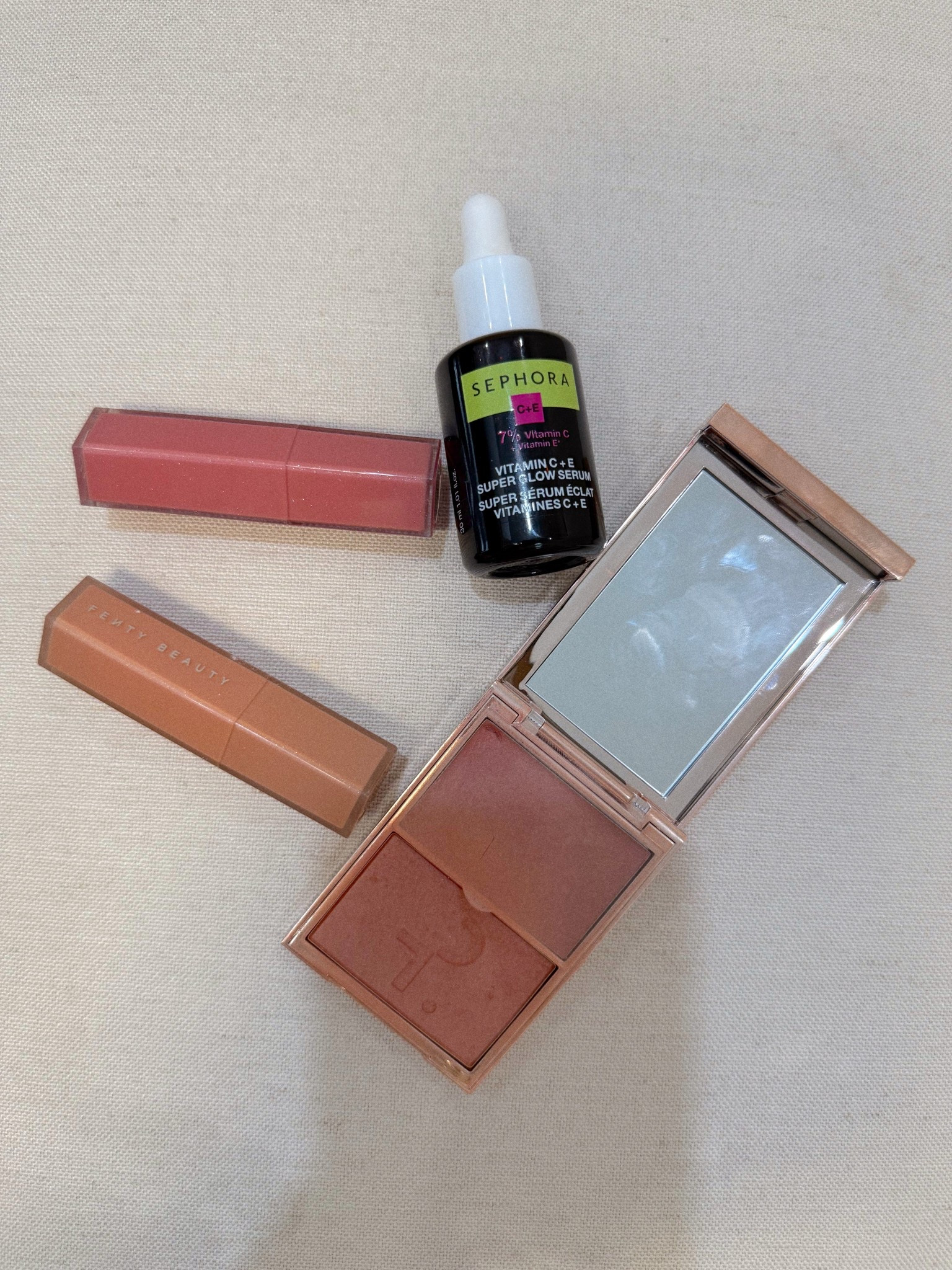 My latest holy grail products from @sephora. These are the perfect products for an everyday glowy makeup look! The Sephora Savings Event is here and members can enjoy up t0 20% off sitewide plus 30% off the Sephora Collection products. 

I love shades Fu$$y and Fenty Glow in the Fenty Beauty lip products and shade She’s Blushing in this Patrick Ta blush! 

@sephora offers members free shipping and also has curbside pickup or buy online pickup in store (what I did). The program is FREE to sign up for so sign up if you haven’t already. Other perks of the Beauty Insider program include: free returns, birthday gifts and so much more! It’s free to sign up! #sephorapartner



#LTKSaleAlert #LTKBeauty