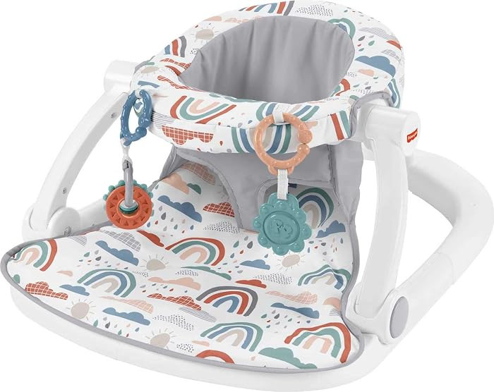 Fisher-PriceSit-Me-Up Floor Seat, Rainbow Showers | Amazon (US)