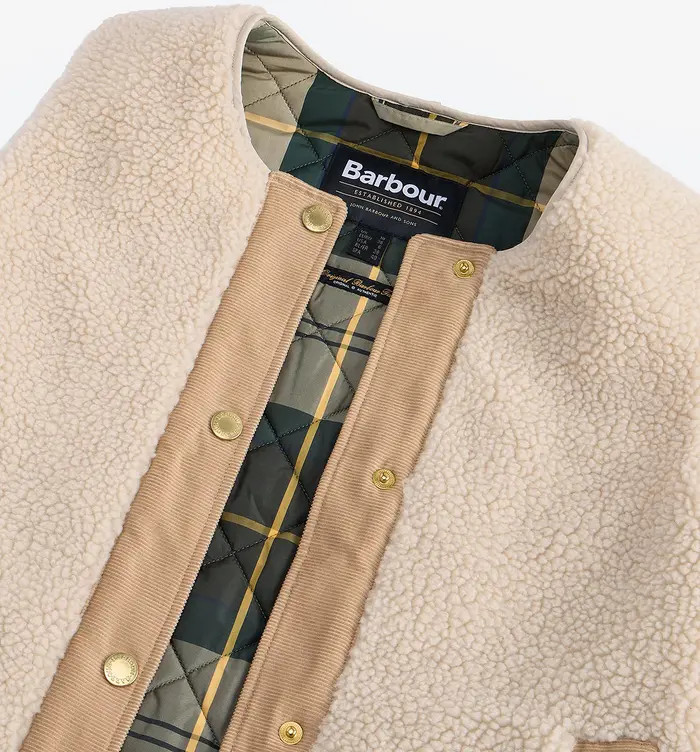 Dulsie High Pile Fleece Quilted Vest | Nordstrom
