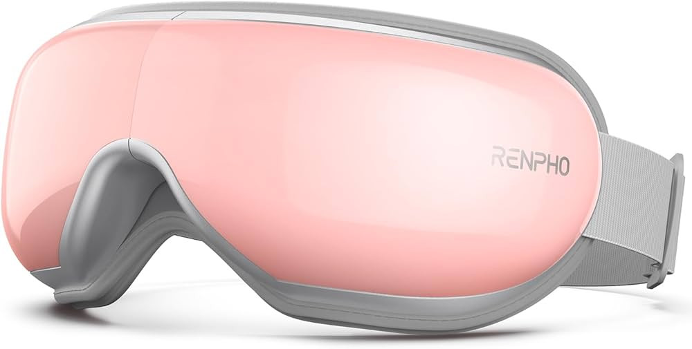 RENPHO Christmas Gifts Eyeris 1V Voice Controlled Eye Massager for Migraines, Bluetooth Music Hea... | Amazon (US)