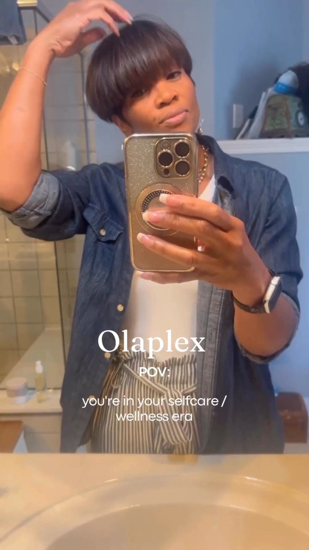 Olaplex Bond Maintenance 
4 and 5
✨Strengthen my hair
✨Cleans without stripping
✨Hydrates and Smoothes
✨Color safe

Finishing touches By My Sister’s Stuff  Hair care ✅

Beauty links 🔗’ed

#LTKBeauty