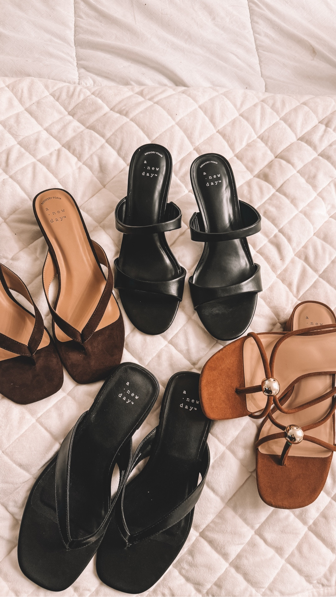 It was a happy mail day today. These 4 pairs on sandals arrived.
I'm obsessing over this '90's minimalist vibe that we are all collectively experiencing. All are on sale now though Saturday!

Shoes, sandals, summer outfits, date night, heels, date night, Easter 

#LTKWorkwear #LTKFestival #LTKstorytime
