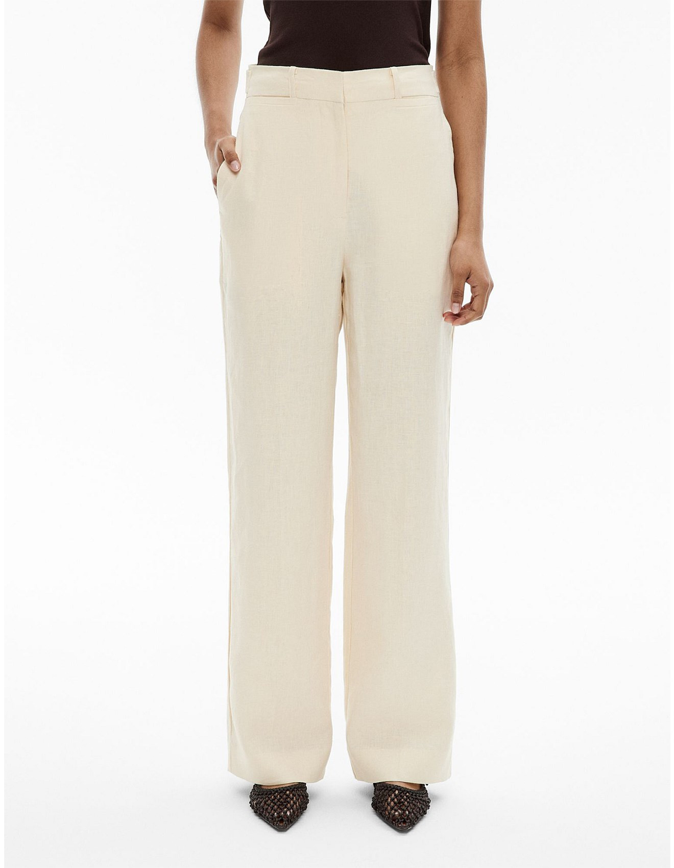 Slim Leg Stitch Pants | David Jones (Australia & New Zealand)