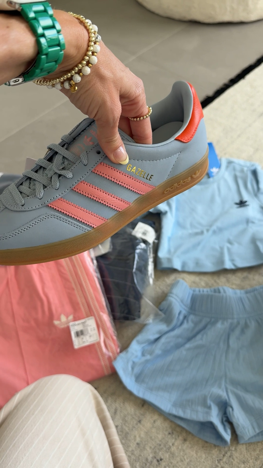 So excited about my new gazelle shoes!!! be sure to size down a half size. 

@adidas #createdwithadidas #adidaspartner