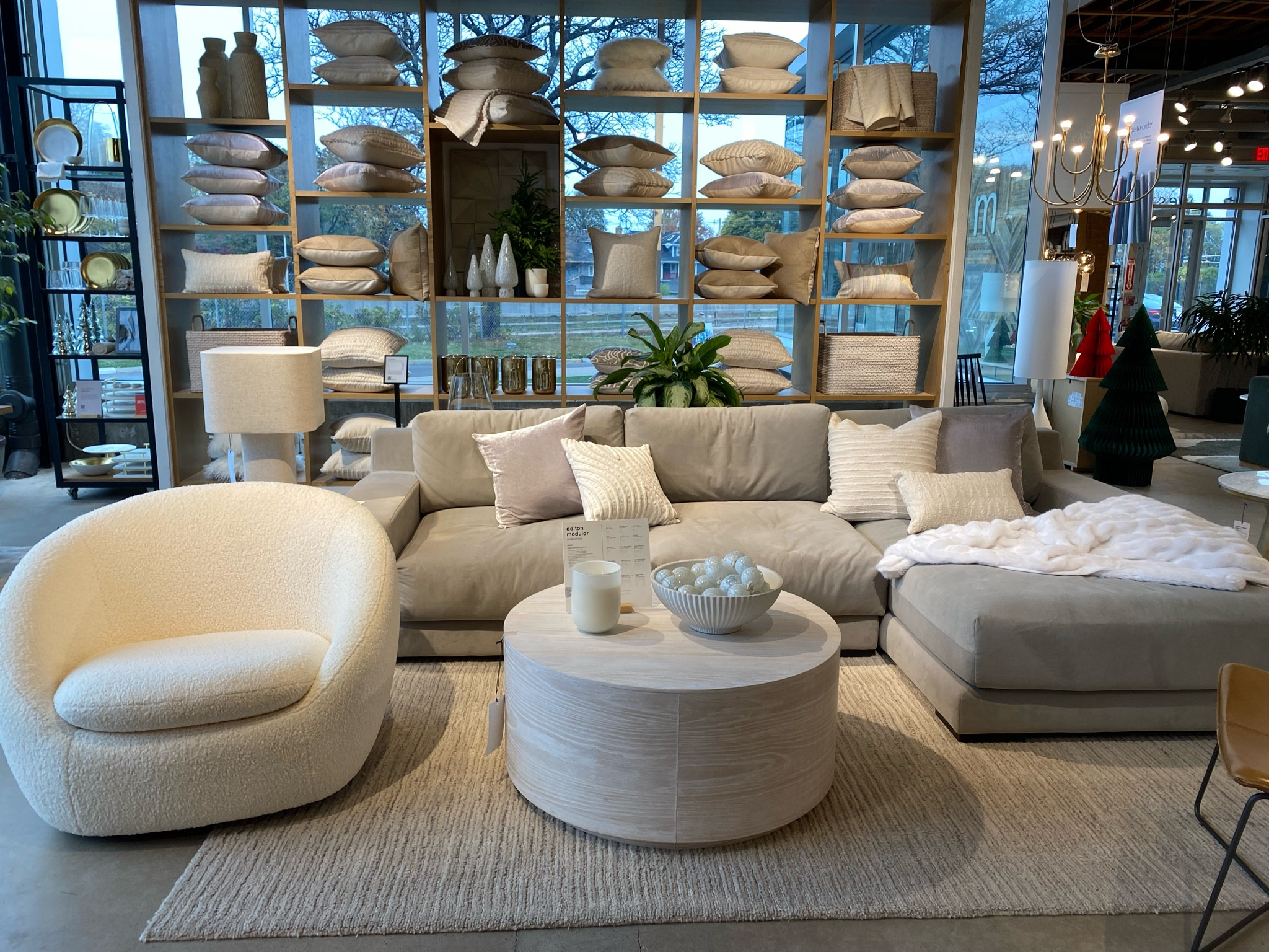 🏡Melbourne 4-Piece Ottoman Sectional 
🏡 Cozy Swivel Chair 
🏡 Volume Round Drum Coffee Table 
🏡Lush Velvet Pillow Cover
🏡 Textured Waves Pillow Cover
🏡 Winter White Pillow Cover Set
🏡 Fiona Table Lamp
🏡 Swoop Arm Chandelier
🏡Sanibel White Textured Ceramic Vases
🏡 Costa Nova Pearl White & Iridecent Glass Boxed Ornaments (Set of 9)
🏡Lumini Easy Care Rug
🏡 St. Jude Foundations Glass Tabletop Trees - Milk
🏡 White Glass Candles - Marine Moss Three Wick Candle
🏡 Faux Fur Cascade Throw

#LTKhome #LTKmens #LTKfamily