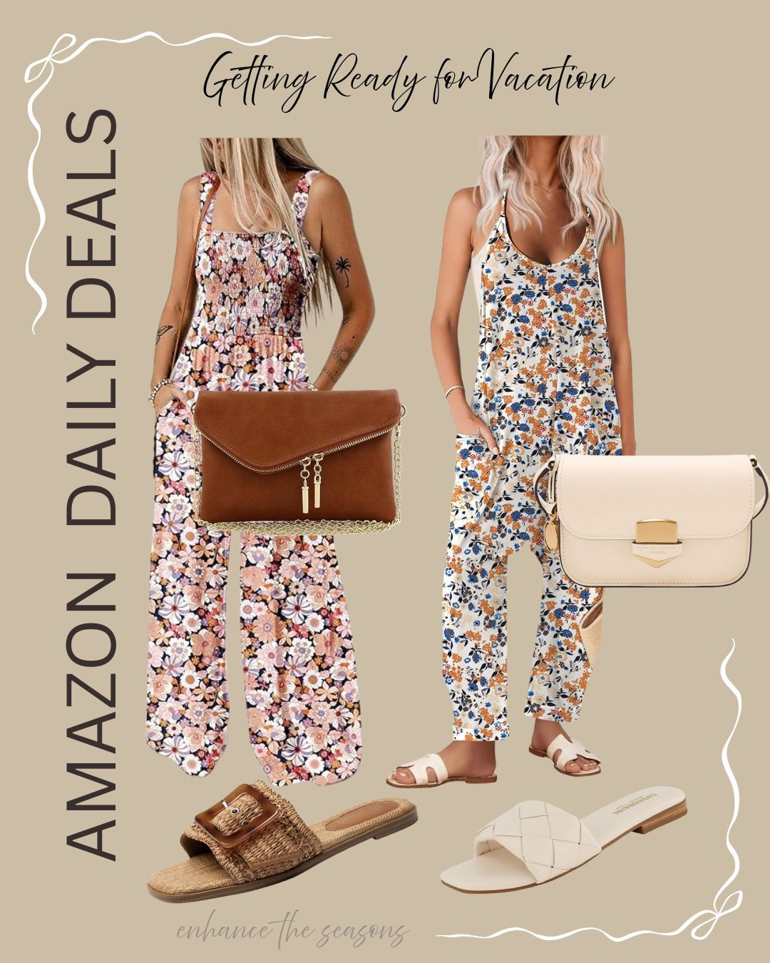 Amazon fashion finds, Amazon Daily Deals, Vacation Outfits, Spring outfit ideas, Jumpsuits for Spring. 

 #LTKdayinmylife #LTKSeasonal #LTKSaleAlert