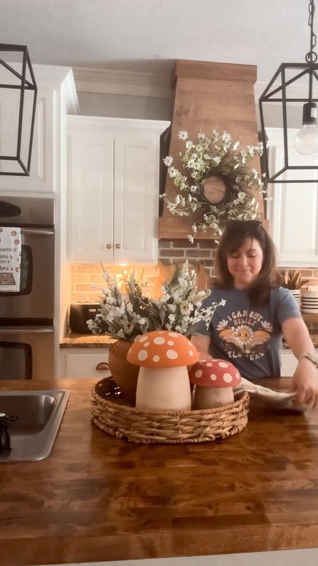 I am loving my new Terra Cotta pot, and mushroom canisters so much! They are going fast, so if you want them, hurry! My shirt is from Soil and Sunshine and there are so many to choose from as well! 

#LTKhome #LTKfindsunder100 #LTKstyletip