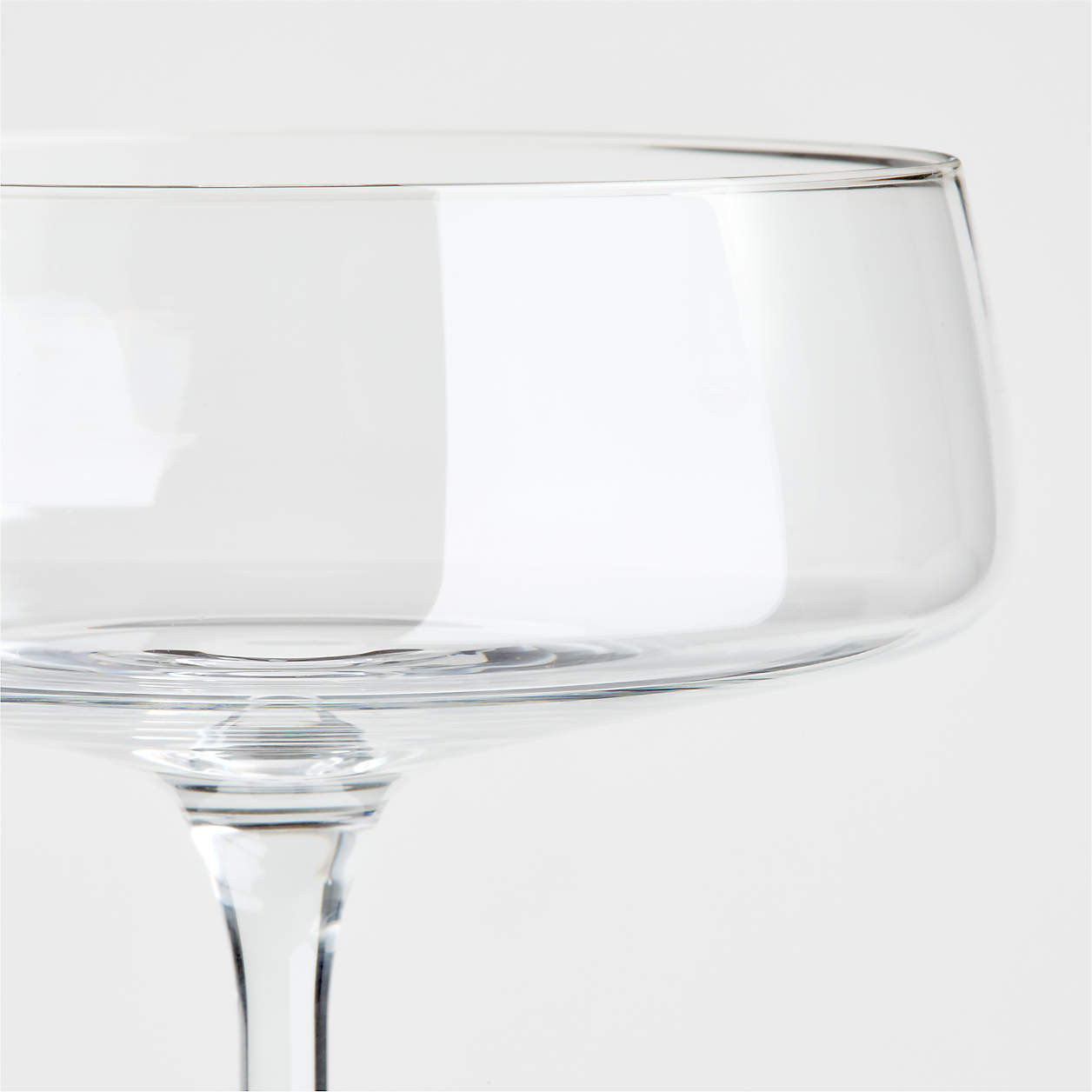 Schott Zwiesel Level 8.5-oz. Coupe Glass | Crate & Barrel | Crate & Barrel