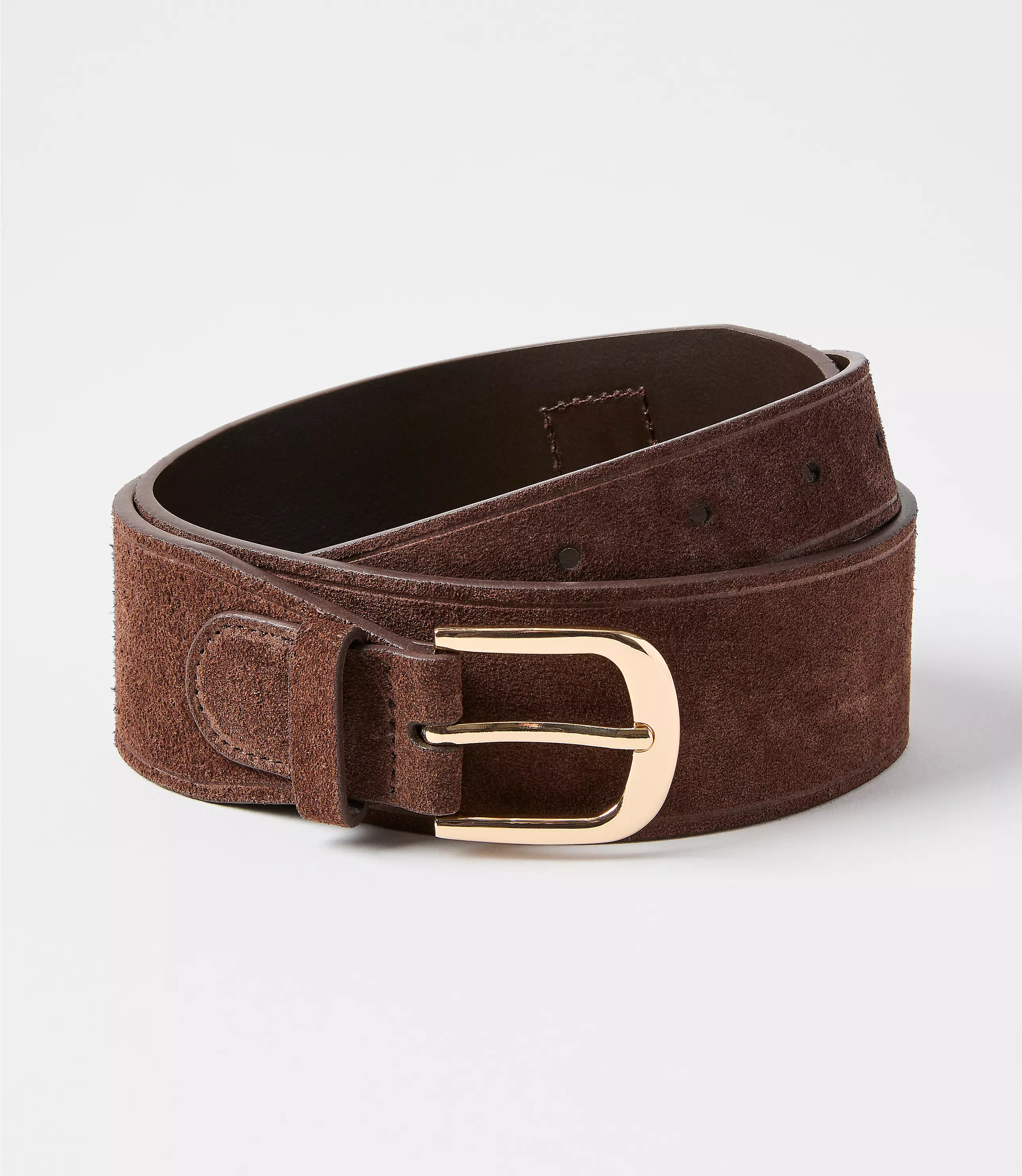 Suede Tapered Wide Waist Belt | LOFT