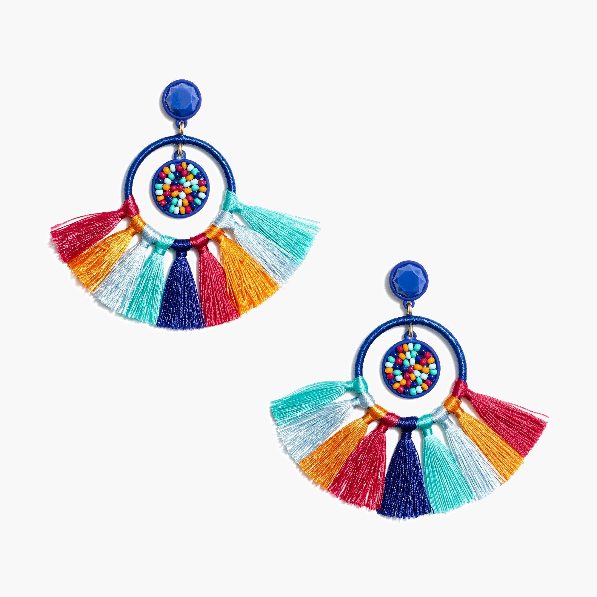 Beaded tassel earrings | J.Crew Factory