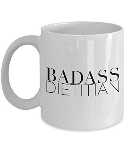 Dietitian Gifts – Badass Dietitian – Registered Dietician Day Nutritionist Coffee Mug, 11 Oz. | Amazon (US)