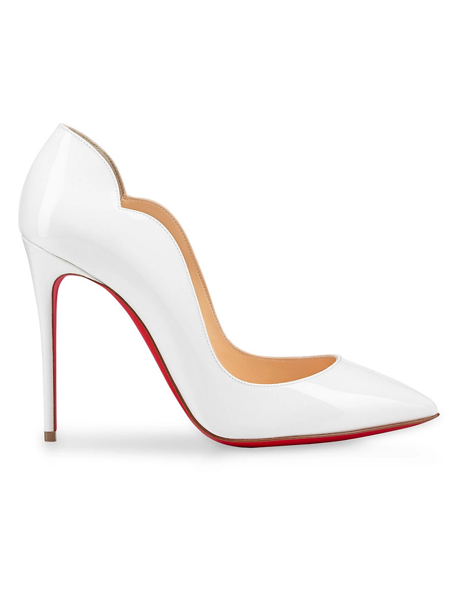 Women's Hot Chick 100MM Leather Pumps - Bianco - Size 9.5 | Saks Fifth Avenue