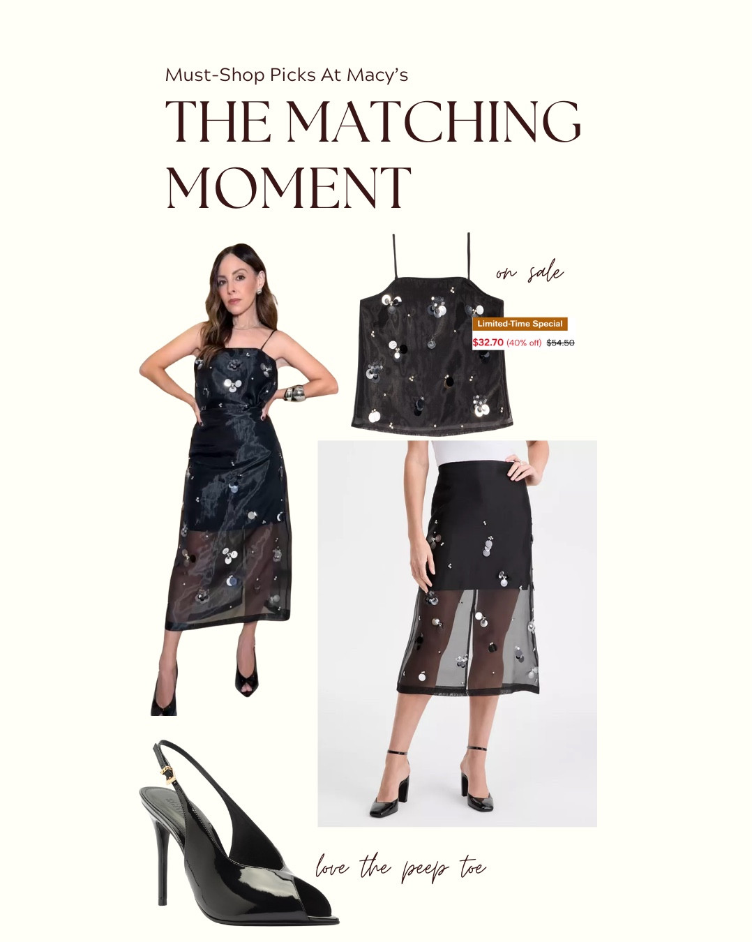 If you’re building a smarter closet, start with pieces that work. This skirt goes from matching set to casual chic to holiday glam with just a few swaps. Everything I styled is from Macy’s — shop each outfit below

#LTKSeasonal