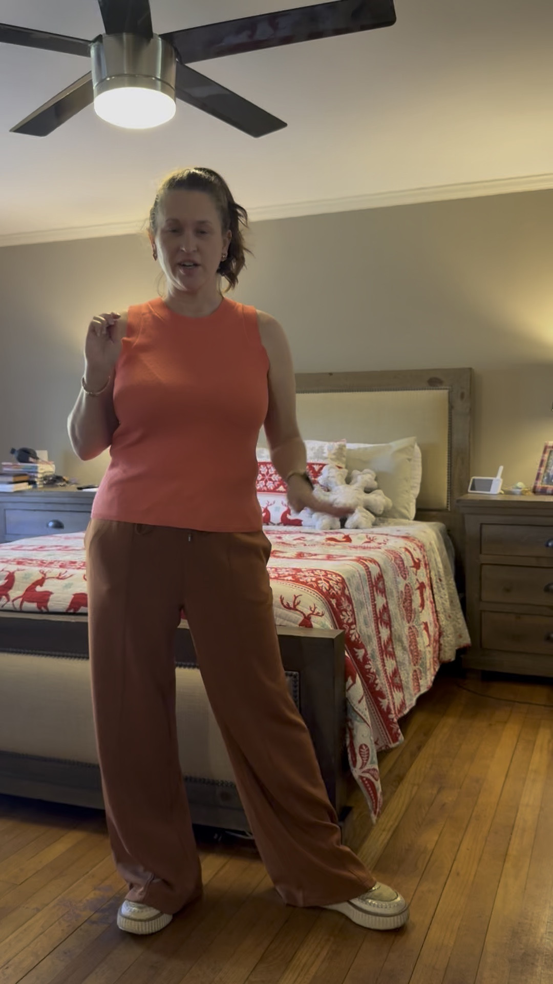 These pants are so comfortable! I could see myself living in them  ALL THR TIME! There is a jacket that goes with them that I’m going to grab to wear in colder days  

#LTKootd #LTKmomlife #LTKdayinmylife