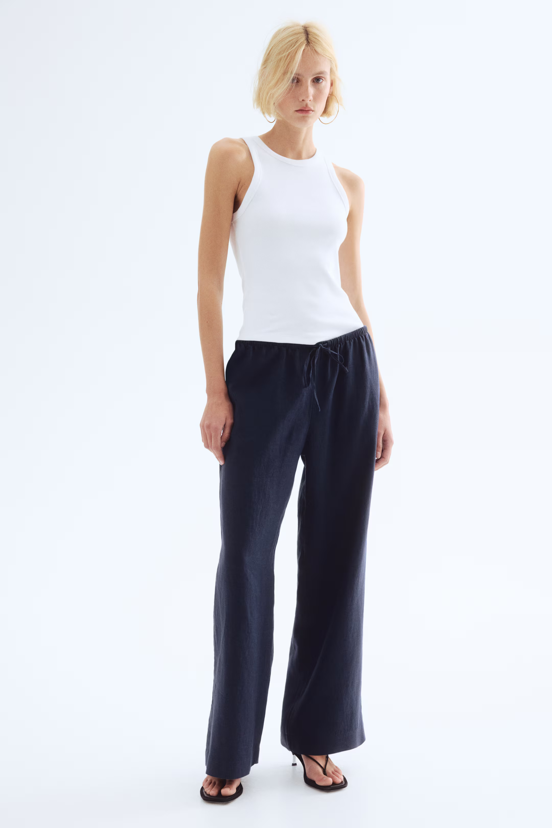 Linen Drawstring Pants | H&M (US + CA)