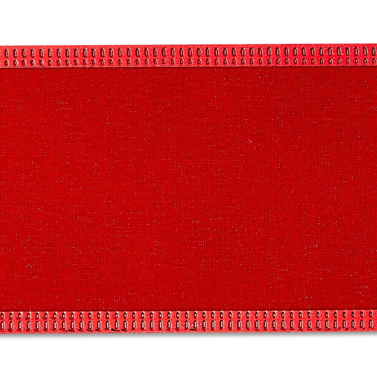 Red Velvet Christmas Ribbon, 2 in x 30 ft, by Holiday Time | Walmart (US)