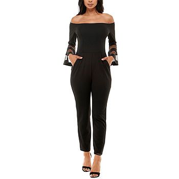 Premier Amour Long Bell Sleeve Off The Shoulder Jumpsuit | JCPenney