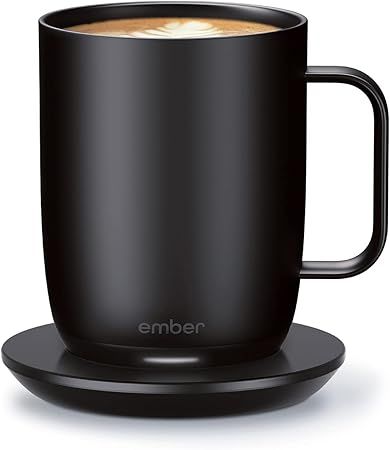 Ember Temperature Control Smart Mug 2, 10 oz, Black, 1.5-hr Battery Life - App Controlled Heated ... | Amazon (US)