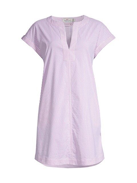 Harbor Margo Seersucker Shirtdress | Saks Fifth Avenue