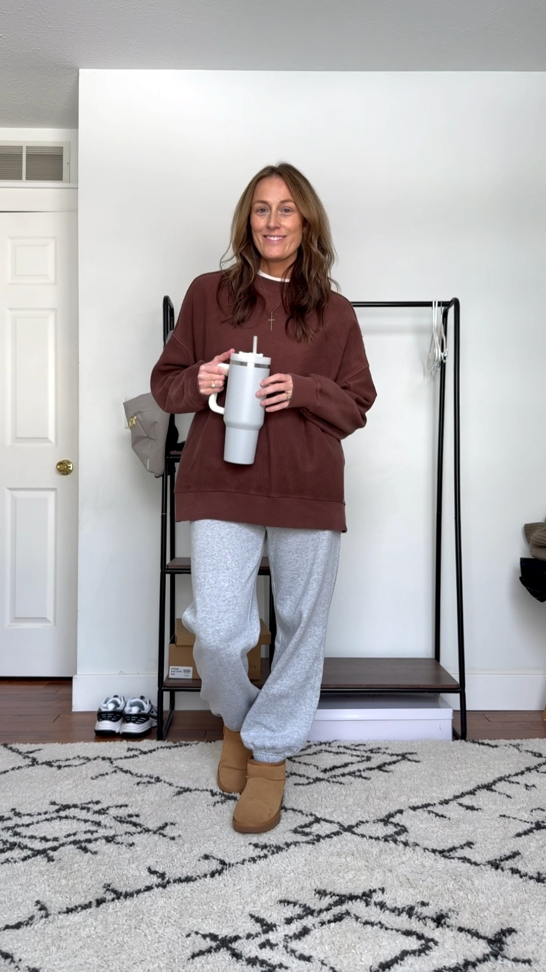 12/8/25 ✨ Sweatpants are a medium.

Everyday outfits. Easy outfits. Easy outfit ideas. Neutral basics. Fall outfits. Fall outfit idea. Casual outfits. Basic mom outfit. Casual outfit idea. Casual outfit. Everyday outfit. Mom outfit. Street style. Casual mom outfit. Amazon fashion. Sports mom outfits. Sports mom outfit idea.

#LTKootd #LTKOver40 #LTKgrwm