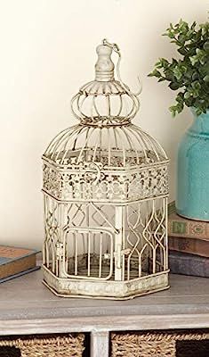 Deco 79 Metal Bird Cage, 21-Inch and 18-Inch, Set of 2 | Amazon (US)