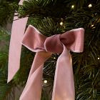 Velvet Bow Clip-On Ornaments (Set of 6) | West Elm (US)