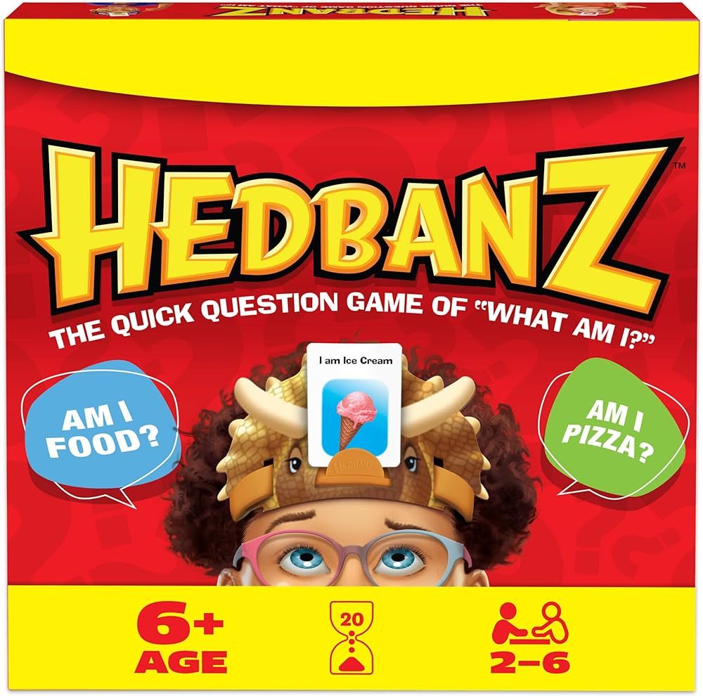 Hedbanz 2023 Edition Cards Picture Guessing Board Game- Family Games | Games for Family Game Nigh... | Amazon (US)