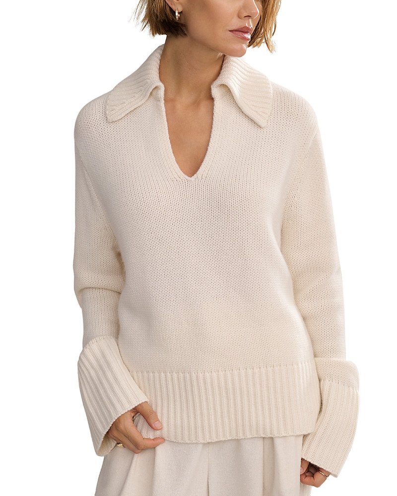 Jenni Kayne Phoebe Cashmere Polo Sweater | Bloomingdale's (US)