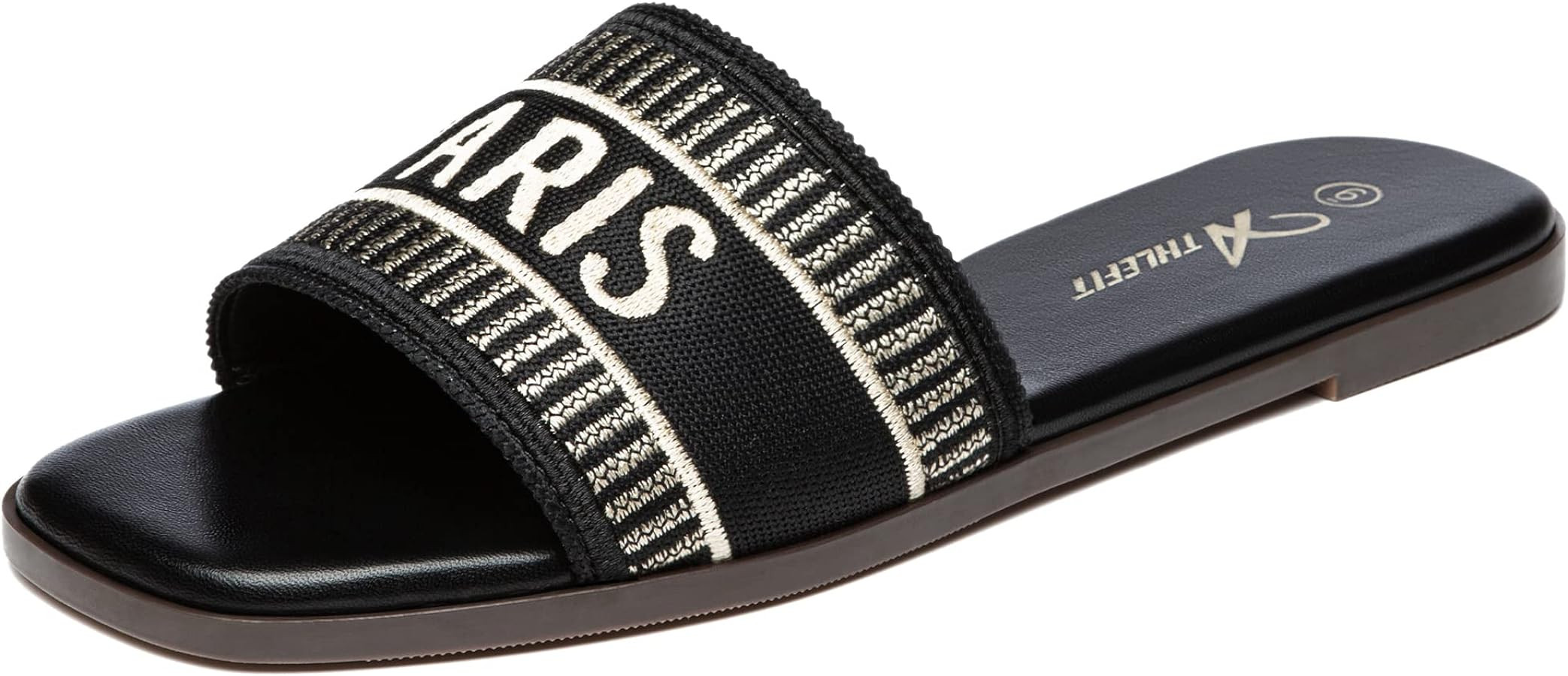 Athlefit Women's Flat Sandals Comfortable Slide Sandals Dressy Summer 2025 | Amazon (US)