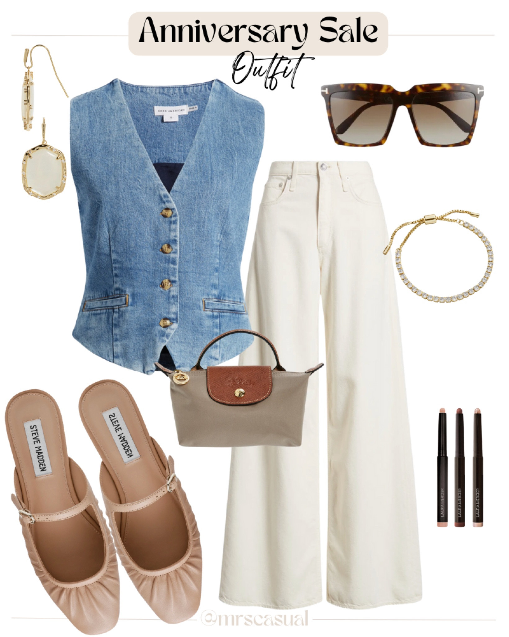 Nordstrom anniversary sale outfit idea. I’m drooooooling over this denim vest. Like a need another one 😂 but I do 😇 

#LTKxNSale #LTKStyleTip #LTKFindsUnder100