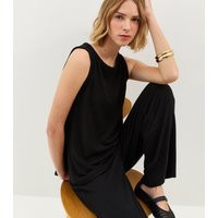 Women's Black Textured Vest Top New Look | New Look (UK)