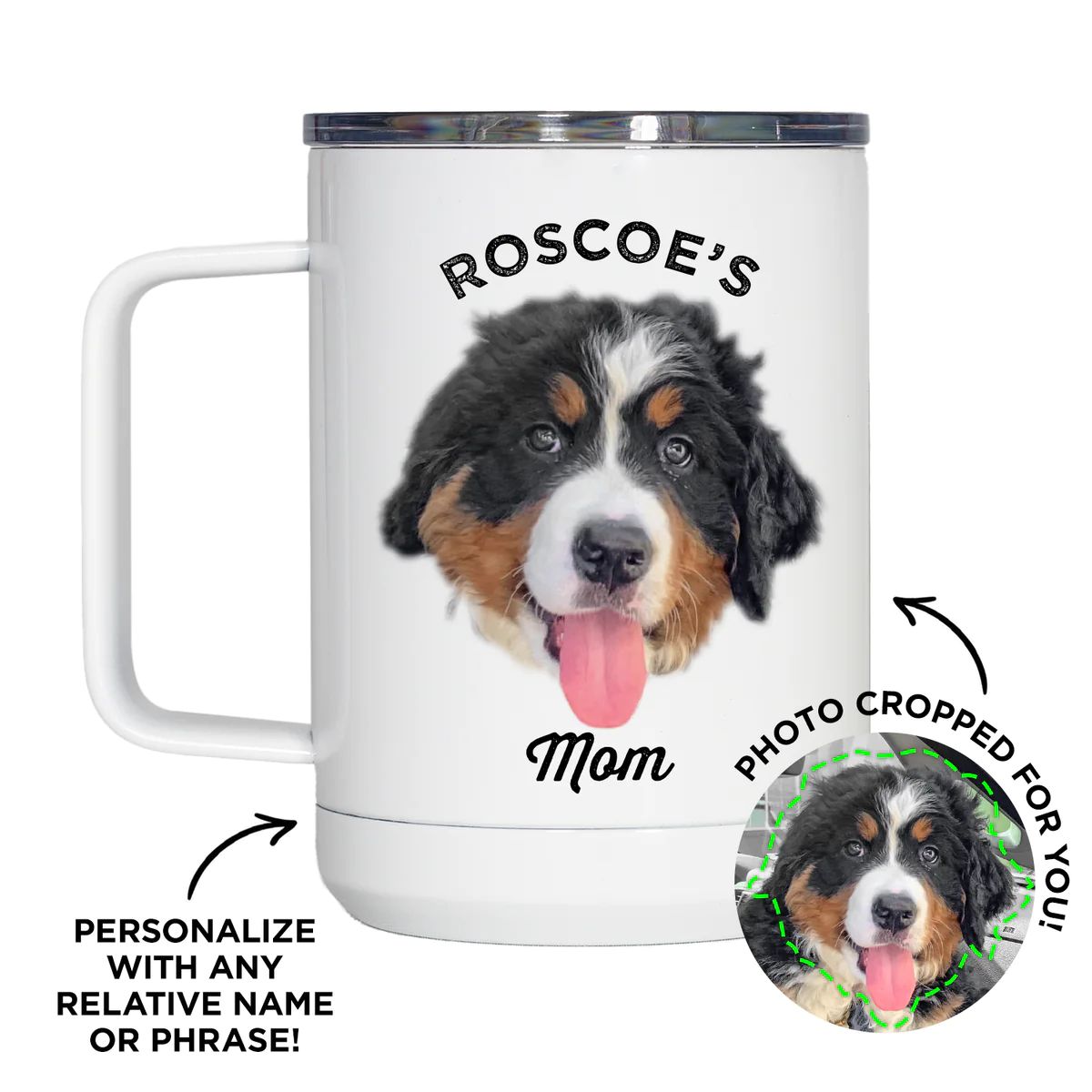 Personalized Pet Travel Mug | Type League Press