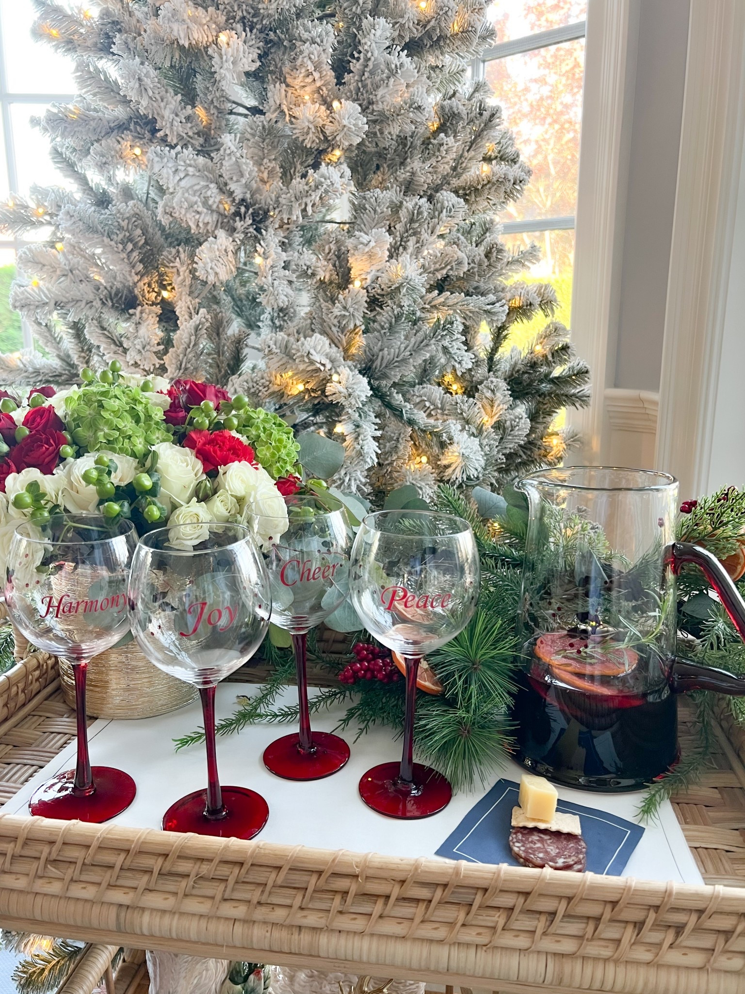Must have wine glasses, and pitcher! 

#LTKHome #LTKHoliday #LTKSeasonal