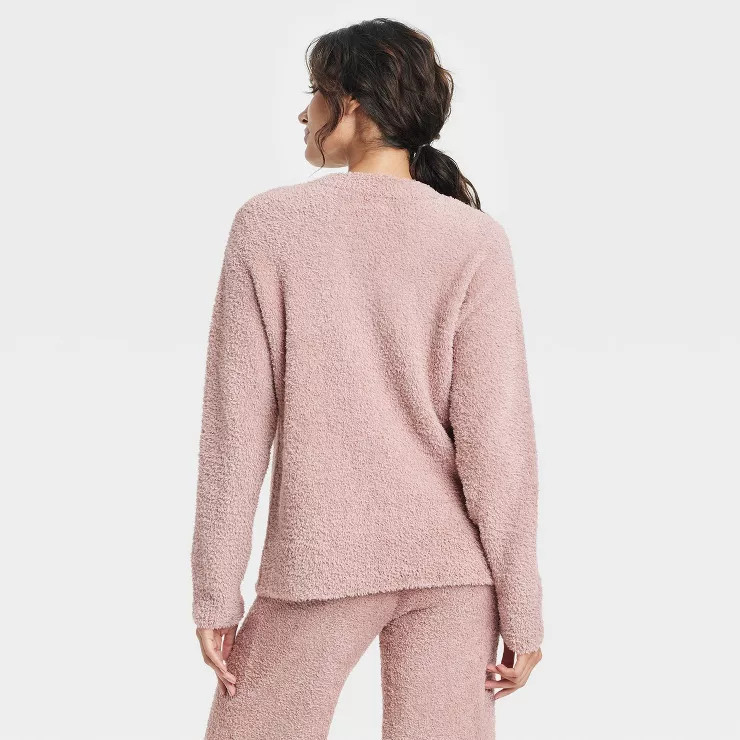 Women's Cozy Feather Yarn Top - Stars Above™ | Target