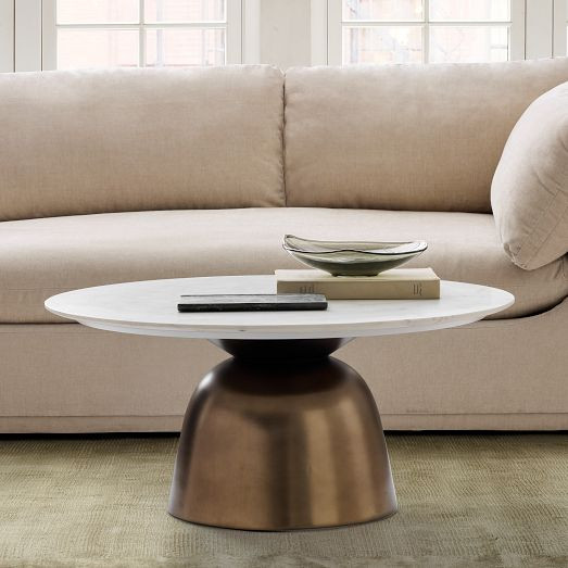 Olina Marble Coffee Table (36") | West Elm (US)