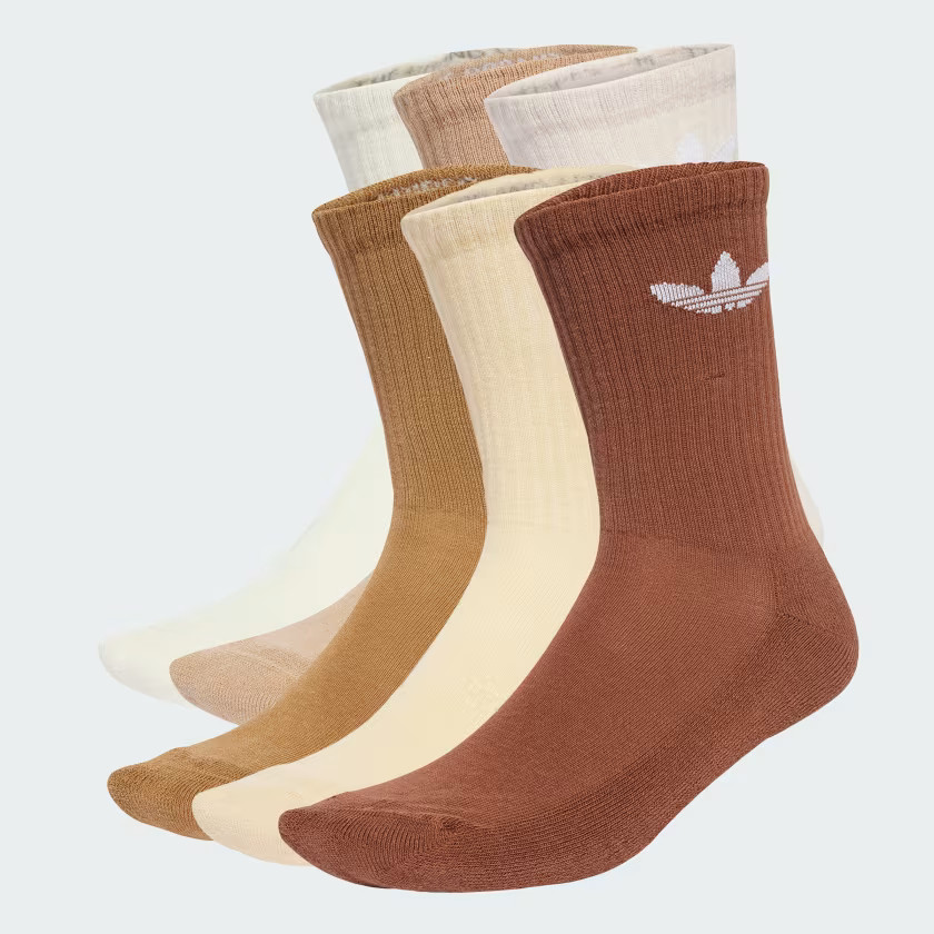 Trefoil Cushion Crew Socks 6 Pairs | adidas (UK)