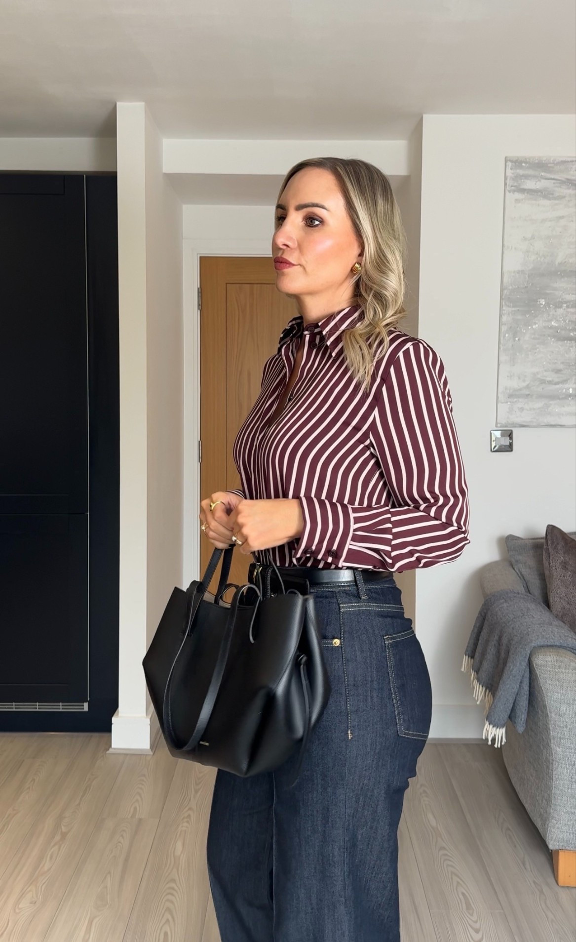 A smart casual work outfit idea 🫶🏼

I wear a size S in the shirt & a 12R in the jeans 

#LTKspring #LTKjeans #LTKstyletip