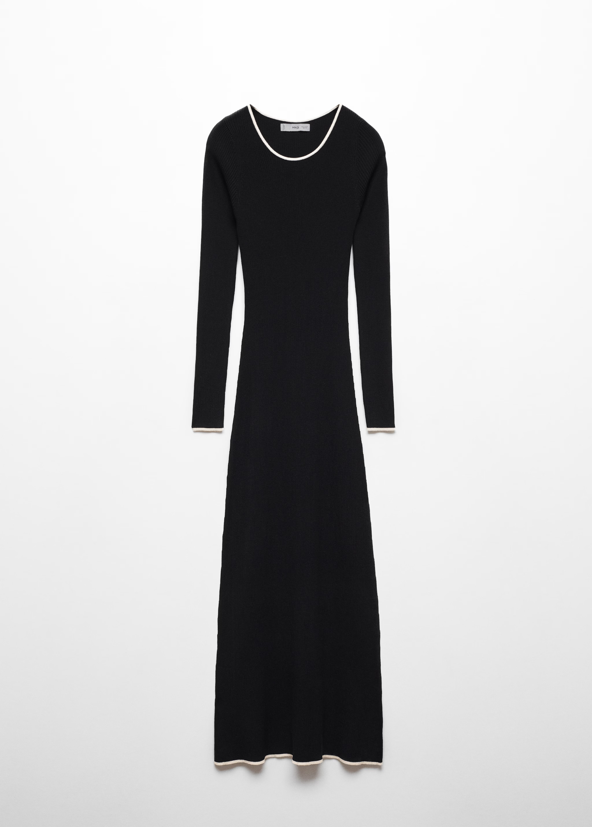 Contrast trim dress - Woman | MANGO United Kingdom | MANGO (UK)