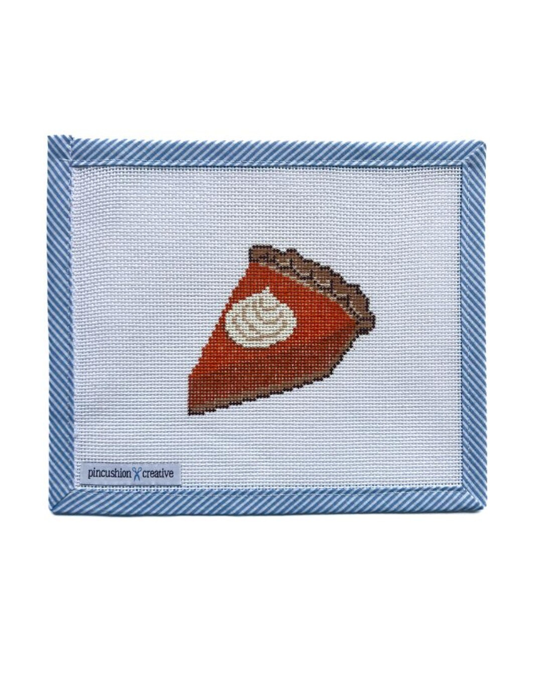 Pumpkin Pie Needlepoint Canvas – Hand Painted Fall Design, 13 Mesh - Etsy | Etsy (US)