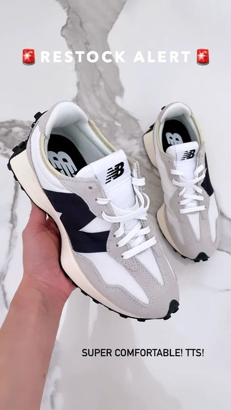 Restock alert! I found these popular New Balance 327 in stock in all sizes! Grab them while you can. Runs TTS. 

New Balance 327, neutral sneakers, black and white sneakers, The Stylizt 



#LTKstyletip #LTKshoecrush #LTKfindsunder100
