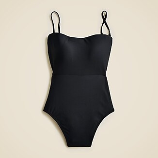 Cutout tie-back one piece | J. Crew US