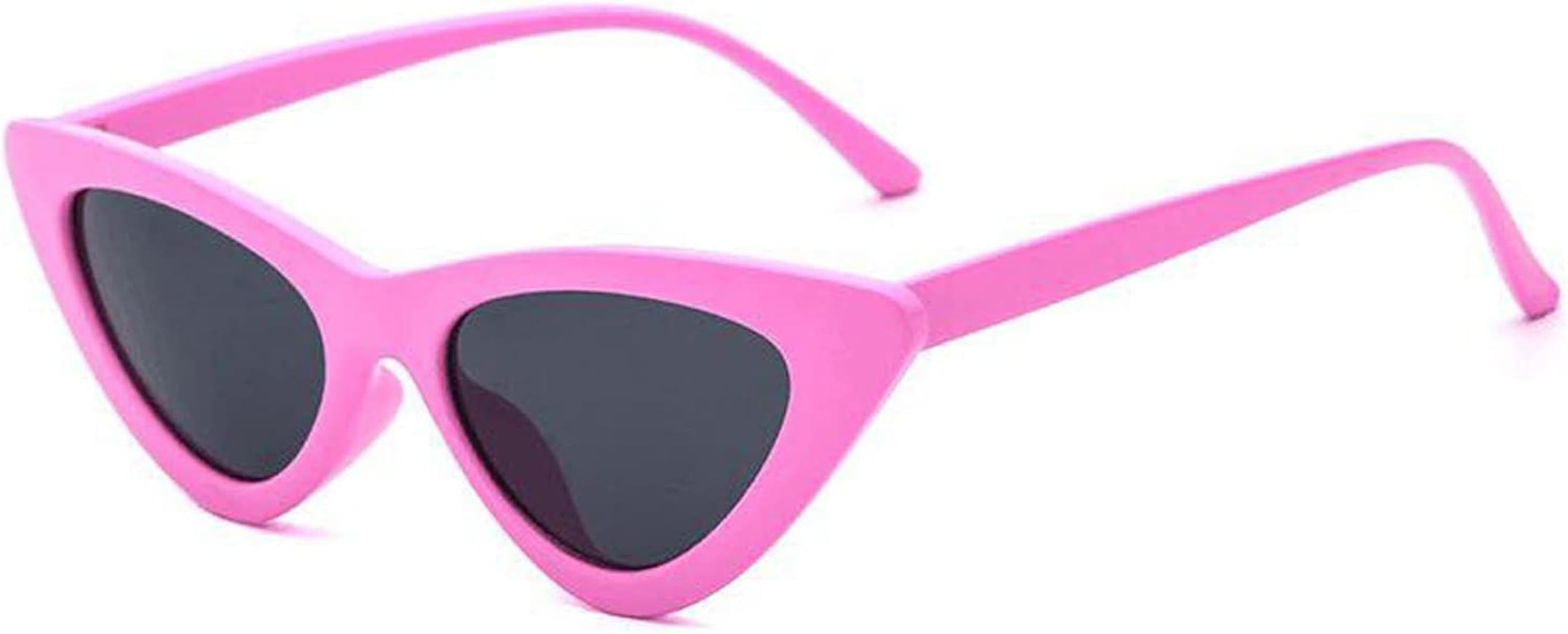 JUDOO Clout Goggles Cat Eye Sunglasses Vintage Mod Style Retro Kurt Cobain Sunglasses Small Catey... | Amazon (US)