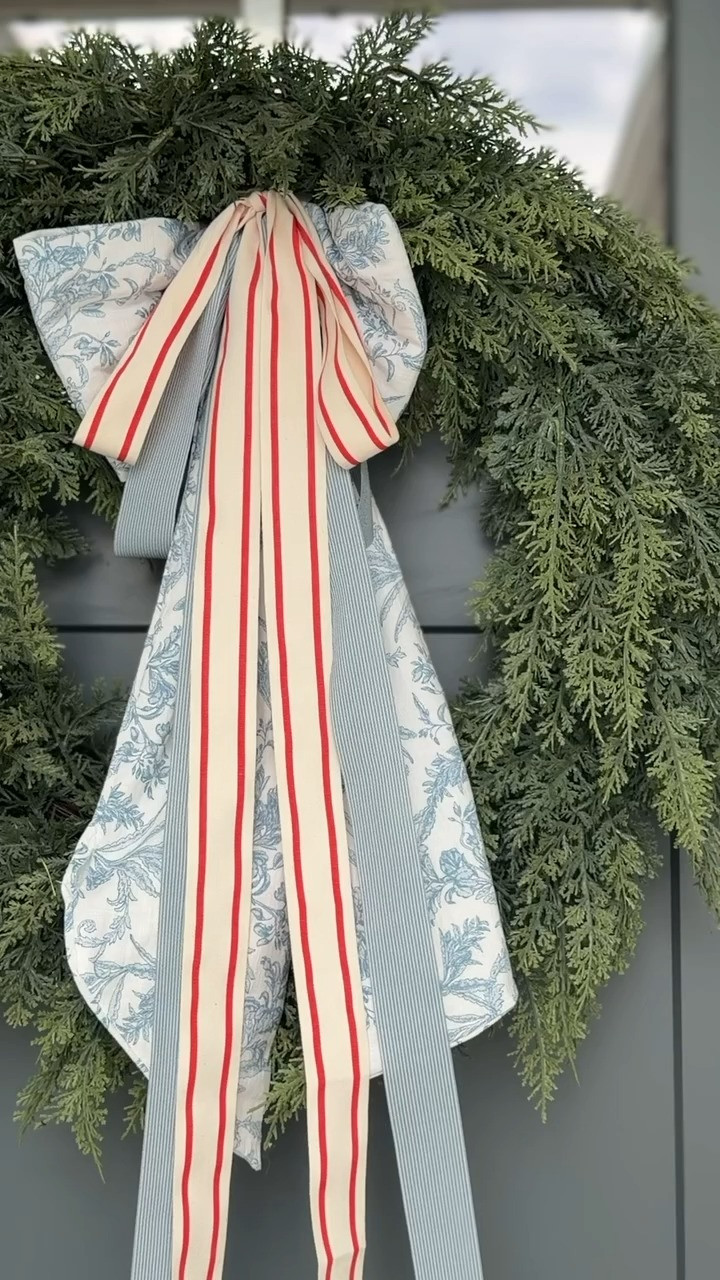 This garland on our front door is so darling and perfect for the 4th of July! 

home decor, fourth of july decor, summer home decor 

 #LTKmomlife #LTKOver40 #LTKHome