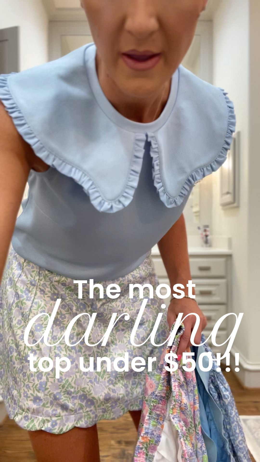 The cutest under $50 top! Feminine, versatile and perfect for summer! #summeroutfit 

#LTKFindsUnder50 #LTKActive #LTKSummerEdit