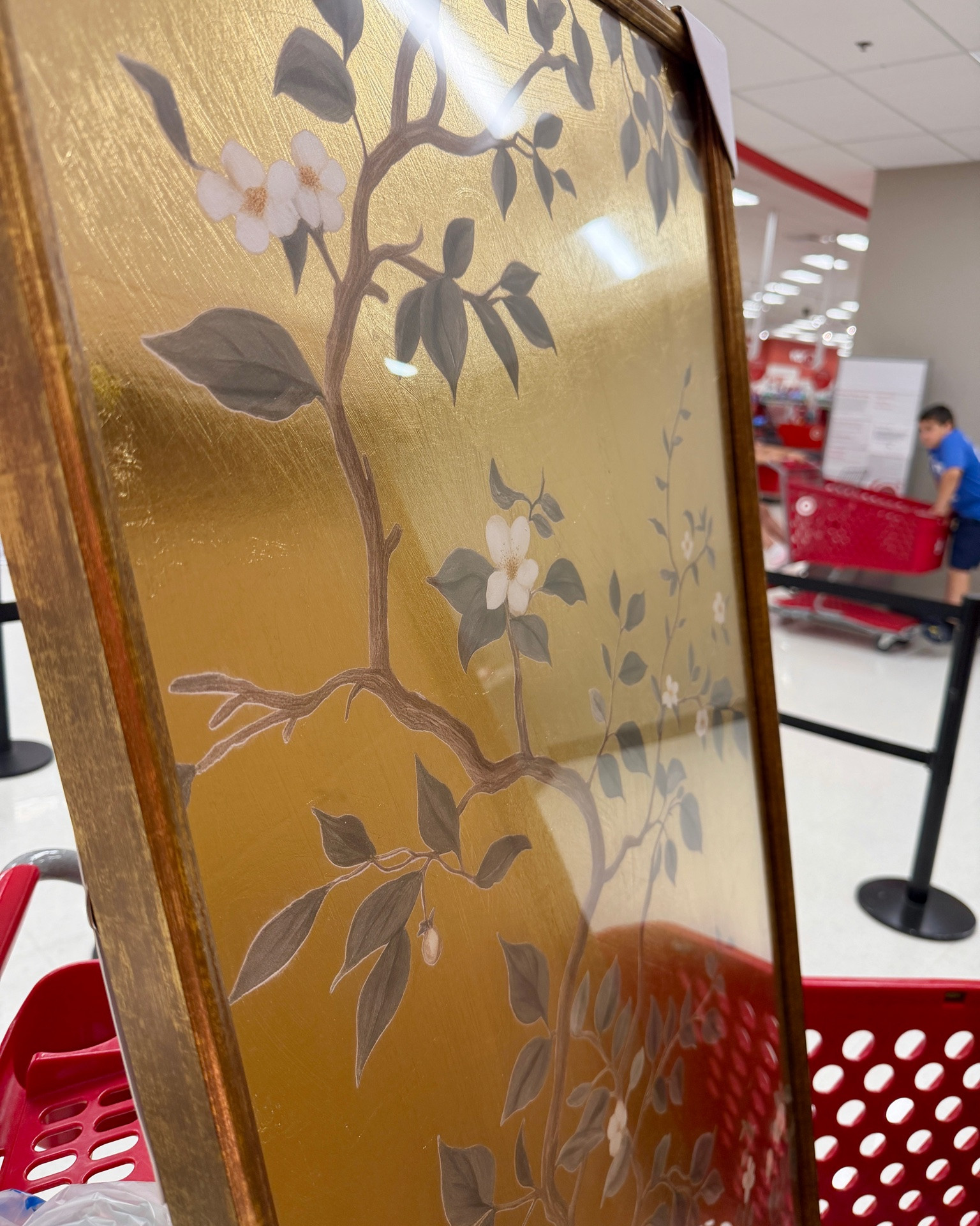 Target gilded chinoiserie art ✨🤍