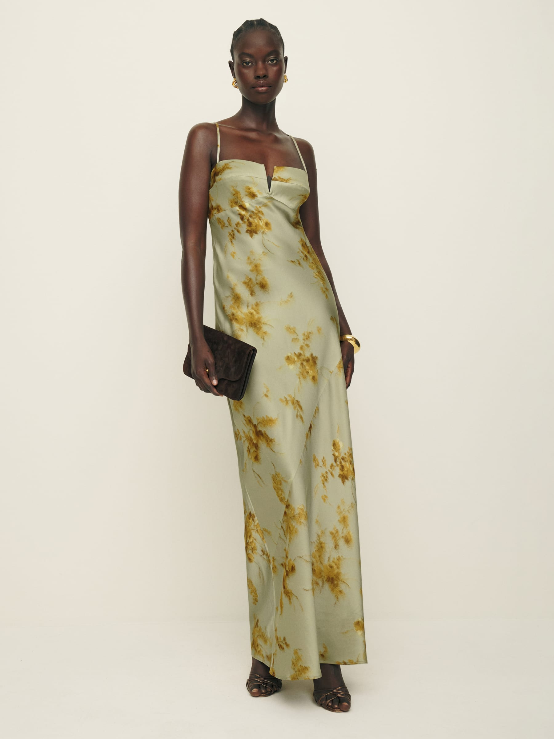 Brie Silk Dress | Reformation (Global)