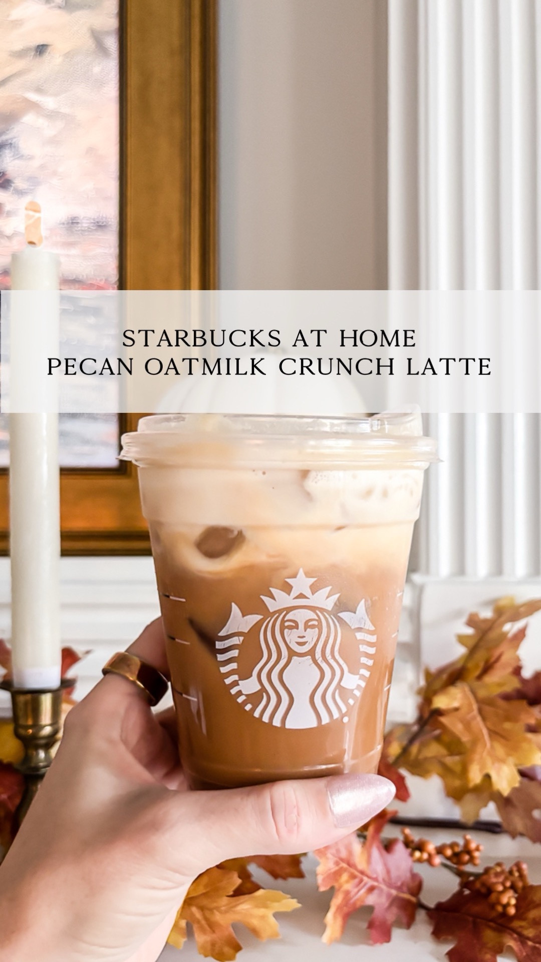 Coffee
Double shot of espresso
1.5–2 tbsps of butter pecan syrup
Oatmilk to the top line
Cold foam
2 pumps of sf vanilla
2 tbsps milk
3 tbsps heavy whipping cream
sprinkle candied pecans on top

.
.
.
.
.
#starbucksathome #falllatte #pecanoatmilkcrunch #coffeetok #homemadelatte #icedlatte #fallcoffee #coffeerecipe #oatmilklatte #starbucksdupe #starbuckscopycat #fallvibes #cozyseason #pumpkinspicevibes #autumncoffee #easycoffeerecipe #coffeetime #latteart #icedcoffeeathome #coffeelover #fallaesthetic #homebarista #coffeebarstyle #coffeebarathome #starbuckslover

#LTKHome #LTKSeasonal #LTKHalloween