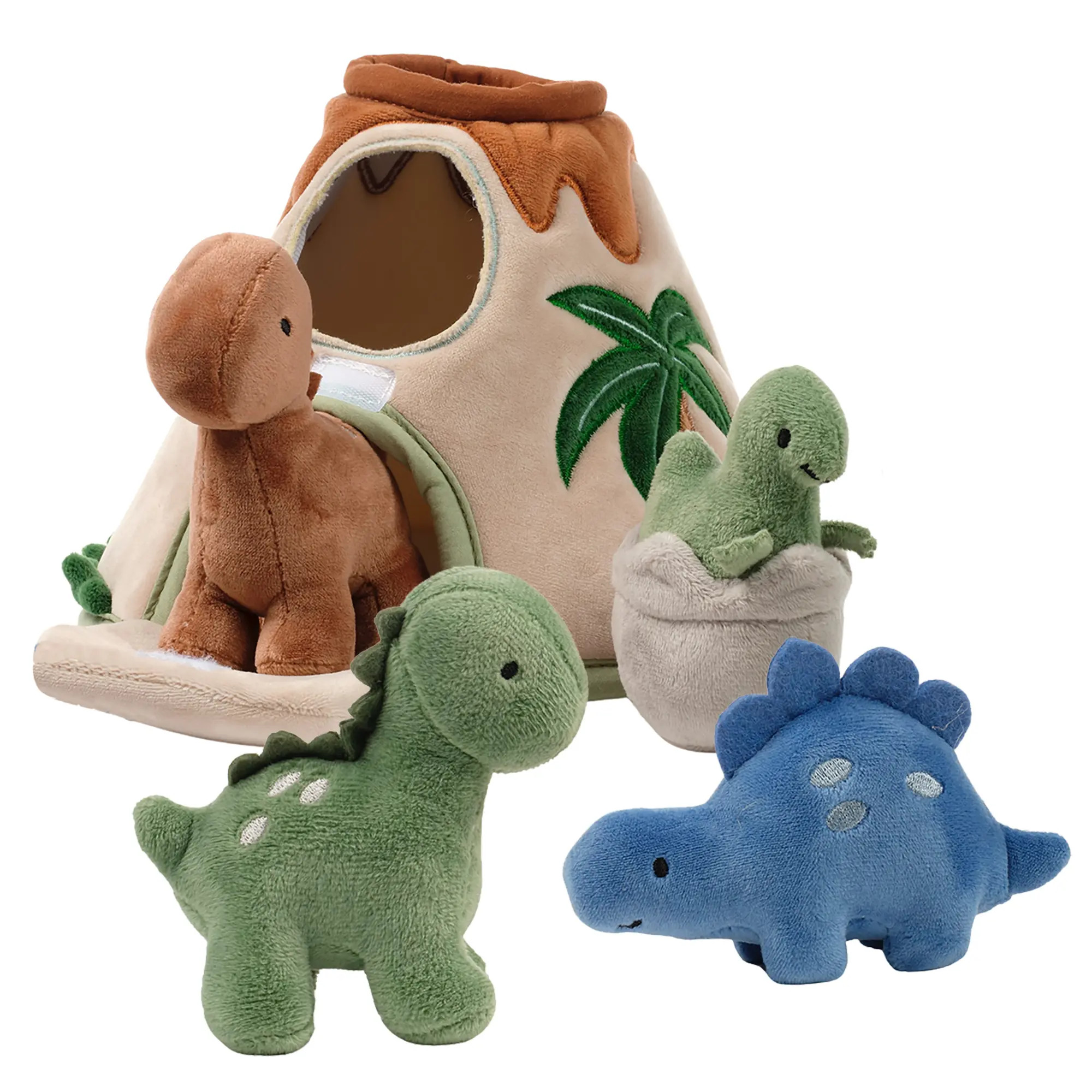 Dino-Might Plush Dinosaur Volcano Interactive Soft Toy Play Set (Men) | Nordstrom | Nordstrom