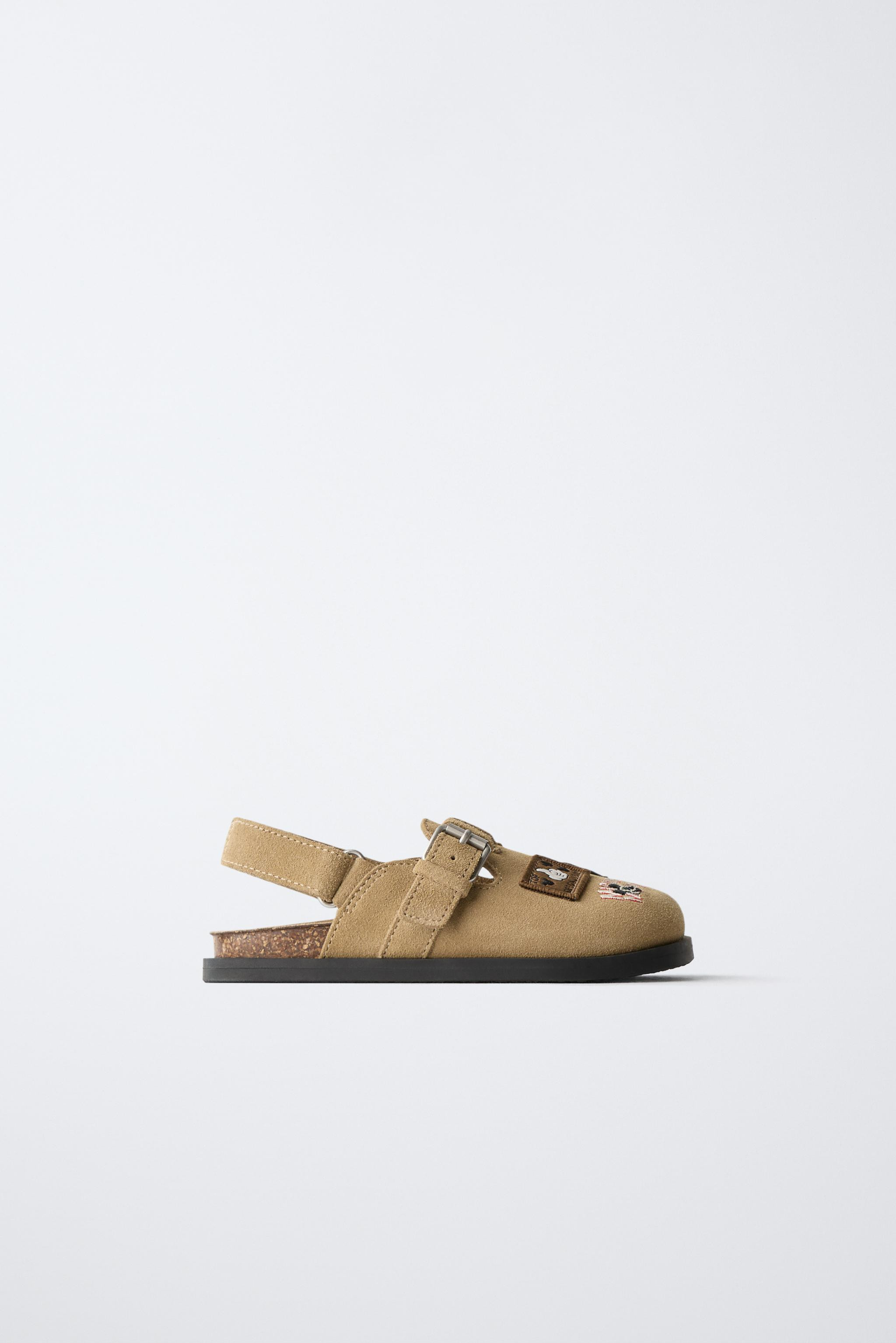SPLIT LEATHER CLOGS | Zara US
